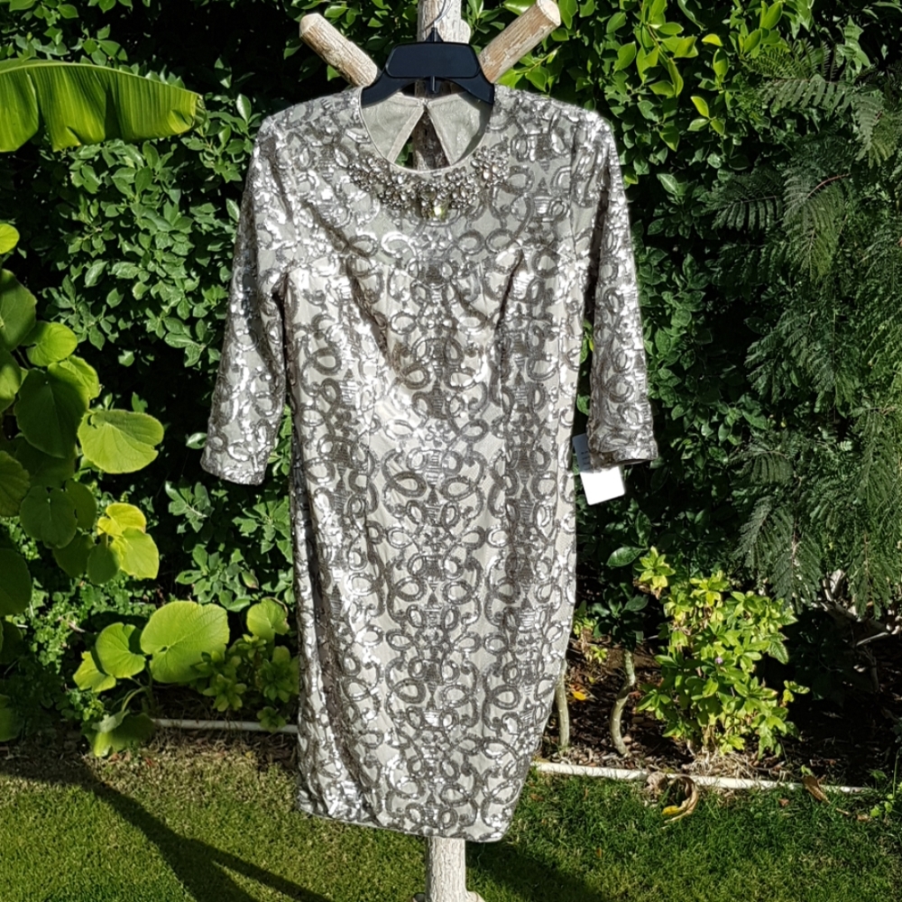 Adriana Papell Womens Night Dress sz 8